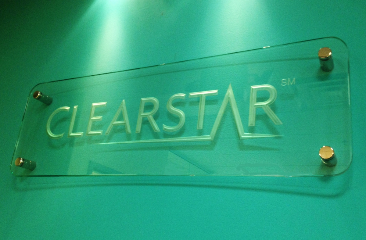 Glass Graphics Examples of Signs & Glass Mounted on StandOffs